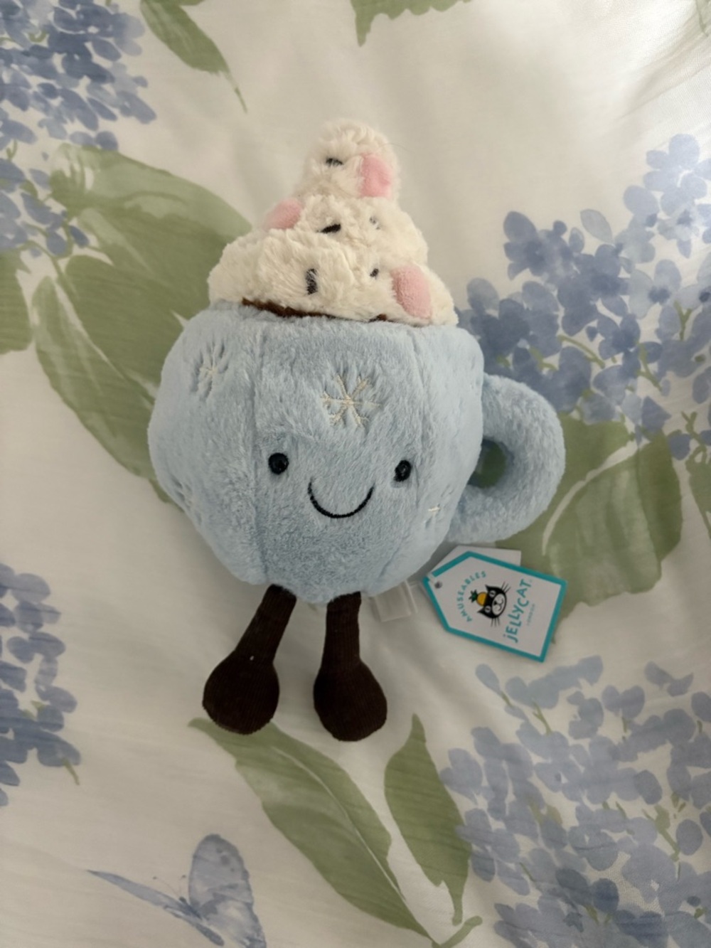 Jellycat Amuseables hot chocolate with marshmallows